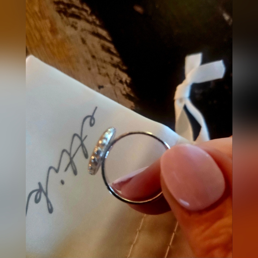 Unique Silver & Resin Ring - Picture 8 of 11